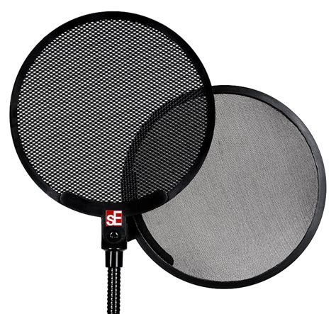 dualpropop combo metal fabric pop filter|sE Electronics DUAL.